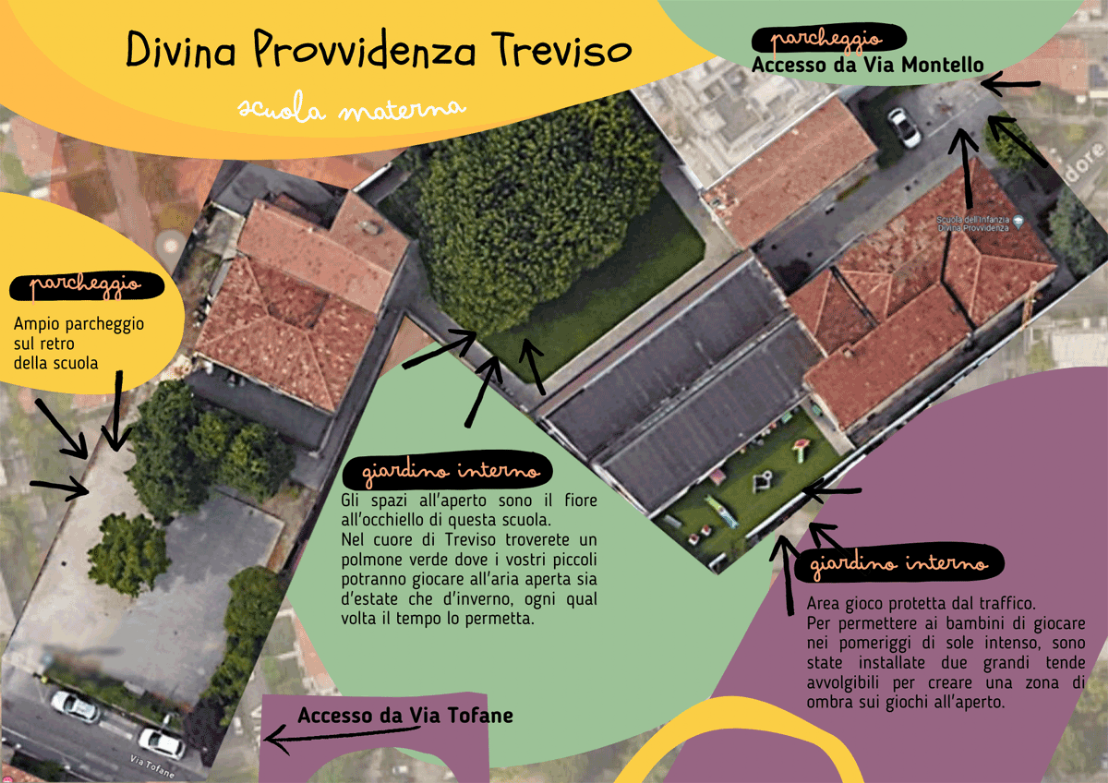 Divina Provvidenza Treviso Scuola Materna mappa